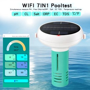 Testeur intelligent de la qualité de l'eau de piscine, mesure du chlore, de la salinité et de la température, passerelle de mesure CL pour la surveillance des piscines - Product Image 3