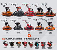 ZUJI ZJ90 Finitionneuse de bordure en béton à essence haute puissance 5,5 CV, 150 tr/min, profondeur de travail 8-10 cm, moteur, lisseuse de bordure en ciment