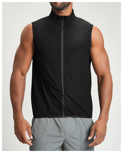 Canotta Sportiva da Uomo Yiyi Eco-Friendly con Tasca Nascosta, Senza Maniche, in Materiale Riciclato, Asciugatura Rapida, Traspirante e Delicata sulla Pelle - Product Image 2