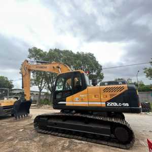 Bonne qualité Corée du Sud 22 tonnes excavatrice Hyundai 220 utilisée excavatrice Hyundai d'occasion en vente bon marché - Product Image 1