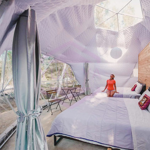 Promotionnel 100% étanche extérieur événement dôme maison 6m 7m Glamping dôme tente Igloo tente <span class=keywords><strong>Camping</strong></span> avec prix d'usine - Product Image 5