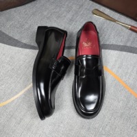 Mocassins en cuir de haute qualité pour hommes, à semelle souple, brillants, respirants, confortables, légers, chaussures de ville formelles