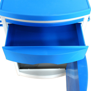 Medical <b>Bedside</b> Table Abs Material Hospital Use With Drawer Storage For Clinic And Ward - Product Image 1