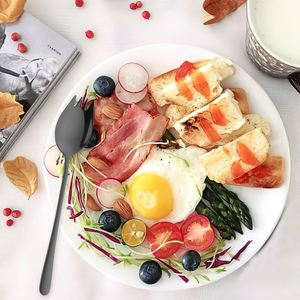 Wholesale Stainless Steel Salad Spork Fruit and <b>Dessert</b> <b>Fork</b> Long Handle Western Dinner <b>Fork</b> for Restaurants Parties Families - Product Image 3