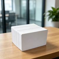 Tarjeta de Membresía Inteligente RFID de PVC Blanca Personalizable, Doble Frecuencia 13.56MHz/125kHz, Impermeable, para Negocios, Hoteles, con Impresión de Código QR