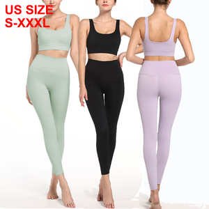 <span class=keywords><strong>2023</strong></span> nouveau S-3XL grande taille élégant Yoga porter grande taille Yoga ensemble grande taille vêtements de sport sport soutien-gorge Leggings vêtements actifs - Product Image 6