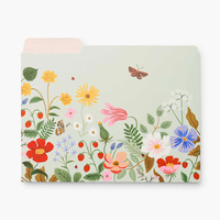 OEM Floral impreso A4 de papel de carpeta de archivo de documento de organizador