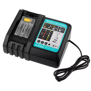 Remplacer Makit a Makit <span class=keywords><strong>Chargeur</strong></span> <span class=keywords><strong>DC18RC</strong></span> Sans Écran 14.4V-18V Power Tool <span class=keywords><strong>Chargeur</strong></span> de Batterie Appareil Électrique - Product Image 1