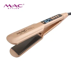 Gold Hair Straightener Wholesale Private Label Factory Price Quality Professional Titanium Best Flat Iron