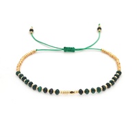 Bracelet tendance pour femme en pierre naturelle de grappe de fer, apatite bleue, petites perles facettées en forme de boule, pierres semi-précieuses