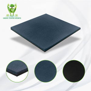 Quảng Châu nhà máy mật độ cao phòng tập thể dục gạch cao su lồng vào nhau ngoài trời trong nhà cao su Mat sân chơi sàn - Product Image 2