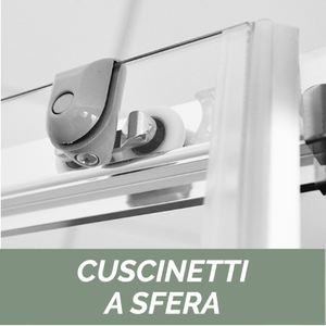 Mampara de Ducha Semicircular Moderna de 90 cm con Vidrio Templado de 6 mm y Marco de Aluminio, Esencial para Baños, Hoteles y Villas - Product Image 4