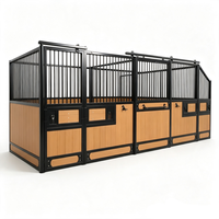 Panneaux de box pour chevaux en métal sur mesure, équipement d'écuries portables pour chevaux