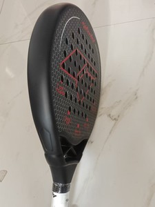 ไม้เทนนิสคาร์บอนไฟเบอร์ 3K/12K/18K พร้อมแกน EVA แผ่นหมุน สีดำ/แดง รุ่นซัมเมอร์ - Product Image 4