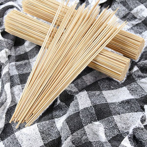 China Factory Food Grade Bamboo Skewer with Long Handle <strong>Kebab</strong> Style <strong>Kebab</strong> Stick for Charcoal <strong>Grills</strong> Round BBQ Tool - Product Image 2