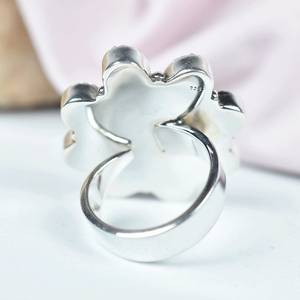 Handmade Amber Sterling Silver <b>Adjustable</b> <b>Ring</b> Natural Amber Gemstone Jewelry for Women Wholesale - Product Image 2