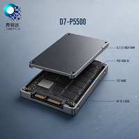 D7-P5500 NVMe SSD U.2 2.5 Inch 15mm PCIe 4.0 X4 96L TLC 7000MBps Read Enterprise Server SSD Bersertifikasi ISO