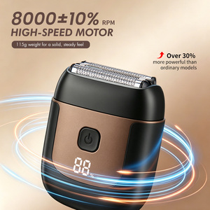 PRITECH Portable Pocket Foil Shaver for Men Magnetic Cutter Head IPX6 Waterproof Mini Travel Shaving Machine Advanced Triple Bla - Product Image 4