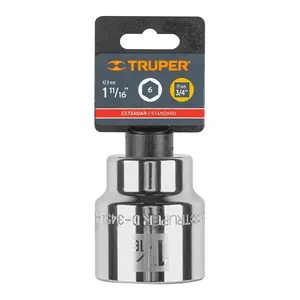 BOX 3 1-11/16" 6-point socket, 3/4" drive, TRUPER - Product Image 4