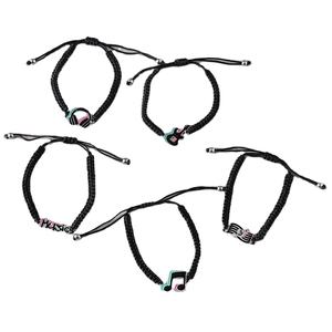 En gros Personnalisé Musique Symboles <span class=keywords><strong>Guitare</strong></span> Tressé Main <span class=keywords><strong>Corde</strong></span> Mode Musique Festival Fan Atmosphère <span class=keywords><strong>Bracelet</strong></span> - Product Image 1