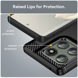 Para <span class=keywords><strong>Motorola</strong></span> Edge 60 <span class=keywords><strong>Pro</strong></span> Case, New Slim Carbon Fiber Texture Brushed Line Soft TPU Fundas para teléfonos móviles para <span class=keywords><strong>Motorola</strong></span> Edge 60 <span class=keywords><strong>Pro</strong></span> - Product Image 3