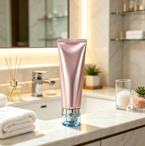 <span class=keywords><strong>Tubo</strong></span> Cosmetico Laminato PBL Blu Teal Lucido da 200ml 240ml per Confezioni Skincare - Product Image 3