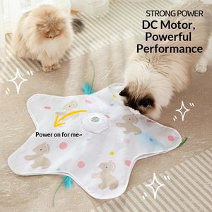 Jouet sonore électrique <span class=keywords><strong>pour</strong></span> <span class=keywords><strong>chat</strong></span>, baguette <span class=keywords><strong>de</strong></span> <span class=keywords><strong>chat</strong></span> automatique avec plateau tournant, <span class=keywords><strong>pour</strong></span> l'entraînement au chassement, utilisation en intérieur, modèle KFK879, <span class=keywords><strong>cage</strong></span> <span class=keywords><strong>de</strong></span> <span class=keywords><strong>jeu</strong></span> <span class=keywords><strong>pour</strong></span> animaux <span class=keywords><strong>de</strong></span> compagnie, vente en gros - Product Image 3