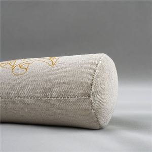 Custom Small Round Bottom Linen Custom Logo Sublimation Eco-Friendly Wine Drawstring <b>Bag</b> Jute <b>Bag</b> - Product Image 4