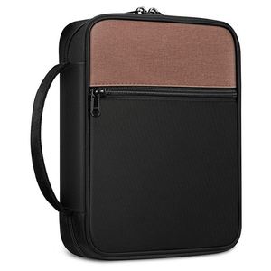 Bolsa de Transporte para Biblia de Alta Calidad con Múltiples Bolsillos, Asa Práctica y Cierre Seguro, Ideal para la Iglesia y para Regalos - Product Image 1