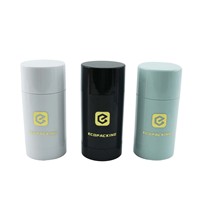 Récipient deo stick imprimé personnalisé de luxe en vente 15g 30g 50g 75g emballage de conteneur de déodorant en bâton de protection solaire