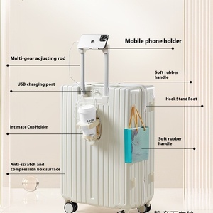 Multifunzione a prova di esplosione ABS cabina bagaglio alla moda Mute <span class=keywords><strong>ruote</strong></span> Carry-Ons <span class=keywords><strong>valigia</strong></span> da 20 pollici <span class=keywords><strong>per</strong></span> i viaggi - Product Image 1