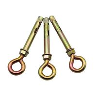 Anneau de suspension en zinc coloré, ancre d'expansion, ancre à œil de levage, ancre à encastrer, crochet de fixation murale, en stock usine