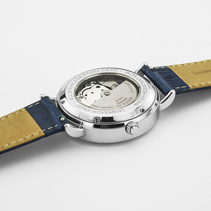 <span class=keywords><strong>Jap</strong></span> Movt Montres Mécaniques En Cuir Heure Du Monde Mens Minimaliste Luxe Calendrier Verre Saphir Montre Mécanique - Product Image 6