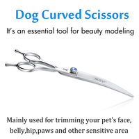 Brosses de toilettage pour animaux de compagnie en acier inoxydable de luxe Done-Sure, brosses courbées à bords tranchants, outils de coupe pour chiens et chats, kit de coiffure pour animaux