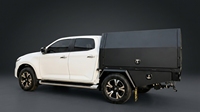 Auvent de camionnette en aluminium, enduit de poudre imperméable, pour camping tout-terrain, utilisation en extérieur