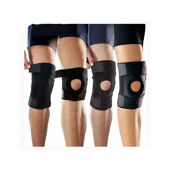 Design Popular Elastic neoprene sports heated knee brace wrap