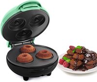 Aifa Mini Gaufrier et Plaque de Cuisson 3-en-1 sur Pied avec Indicateurs Lumineux et Rangement Compact