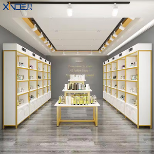 Kệ trưng bày, kệ chứa hàng, tủ trưng bày mỹ phẩm, nước hoa, kệ gỗ tùy chỉnh XINDE - Product Image 3