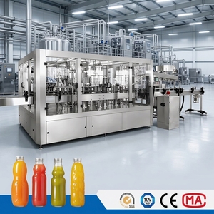 Machine de remplissage de jus 3 en 1 certifiée CE, remplisseuse de boissons en acier inoxydable de qualité alimentaire - Product Image 1