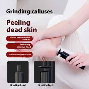 Meuleuse à pieds rechargeable puissante avec mode turbo et technologie anti-brûlure pour les soins de la peau dure - Product Image 1
