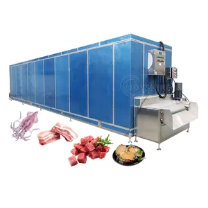 Joyshine ठंडे कमरे कीमत जमे हुए सब्जियों प्रसंस्करण लाइन Iqf फल त्वरित फ्रीज मशीन