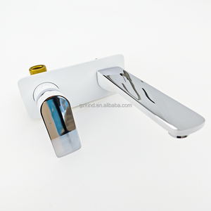 Watersino, venta al por mayor, marca de agua, <span class=keywords><strong>tres</strong></span> orificios, montado en la pared, baño, <span class=keywords><strong>lavabo</strong></span>, <span class=keywords><strong>grifo</strong></span> mezclador - Product Image 1