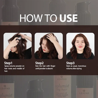 Lotion coiffante de marque privée poudre pour volume et texture poudre shampooing sec style matiffant poudre pour cheveux