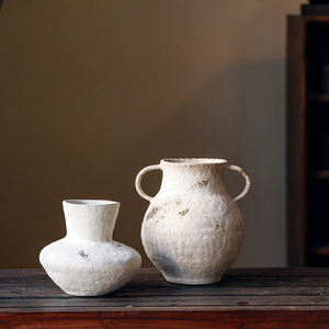 Vase en poterie rustique fait main, céramique <span class=keywords><strong>japonaise</strong></span> vintage en grès, idéal <span class=keywords><strong>pour</strong></span> fleurs séchées, décoration de salon, <span class=keywords><strong>chambre</strong></span> ou bureau - Product Image 4