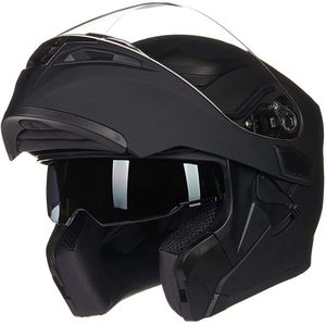 オートバイ安全ヘルメット防風ヘルメットデュアルバイザーフリップアップモジュラーフルフェイスヘルメットDOT6色モデル902 - Product Image 5