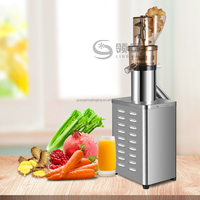 2000W Professionele Volledig RVS Verticale Automatische Aanvoer Brede Invoer Koude Pers Slow Juicer Machine Reverse Commercieel
