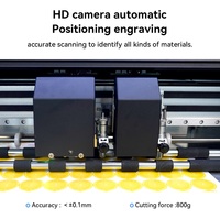ZD480 Ultra Dual Heads Dual Blades Cortador de hojas de Alimentación automática para pegatinas y tarjetas de papel Máquina cortadora de hojas de doble velocidad