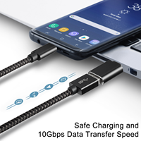 Konektor adaptor konverter AM-CF wanita, USB-C Pabrik Outlet logam USB 3.0 Tipe A ke USB 3.1 tipe-c