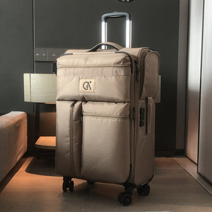 Maleta con Ruedas Unisex de Tela Oxford |   Maleta de mano de 20 pulgadas y maleta blanda de 28 pulgadas |   <span class=keywords><strong>Cierre</strong></span> de cremallera ligero con candado <span class=keywords><strong>TSA</strong></span> y antibacteriano - Product Image 1