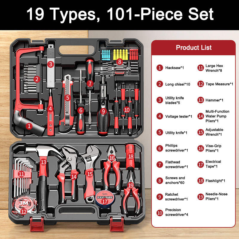 Ensemble tout-en-un de 101 pièces